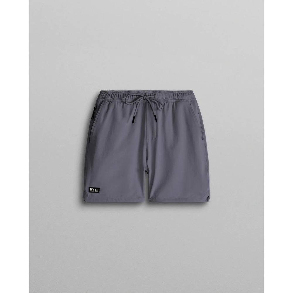 BYLT Basics Mens Bios Short Linerless 5.5 Charcoal Grey